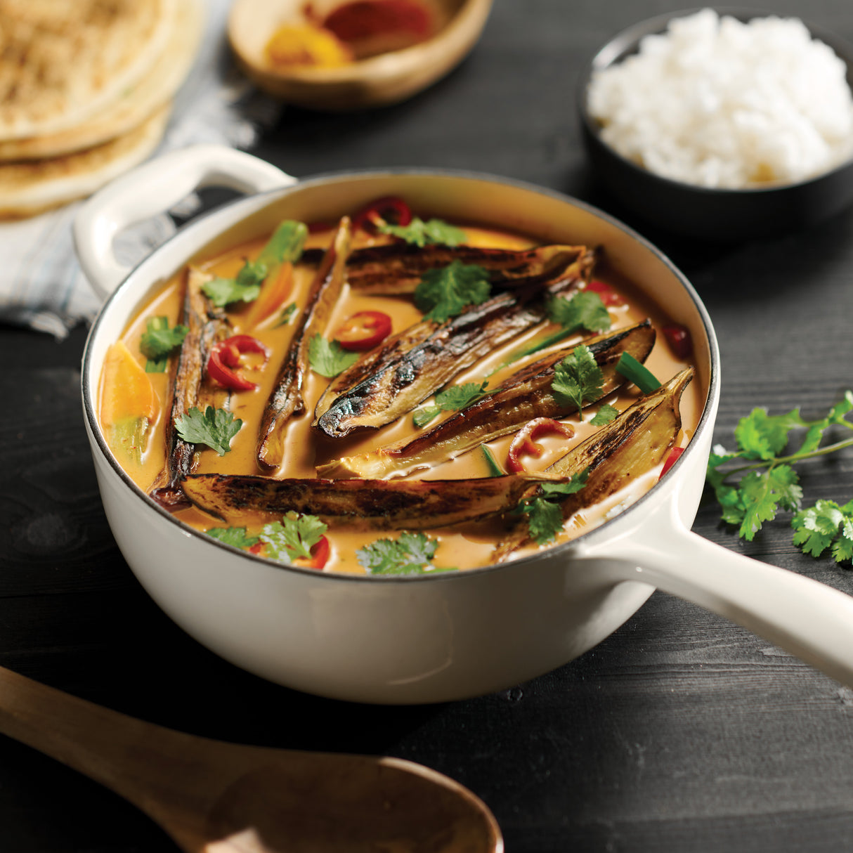 Bestow 3 Quart Enameled Cast-Iron Covered Saucier