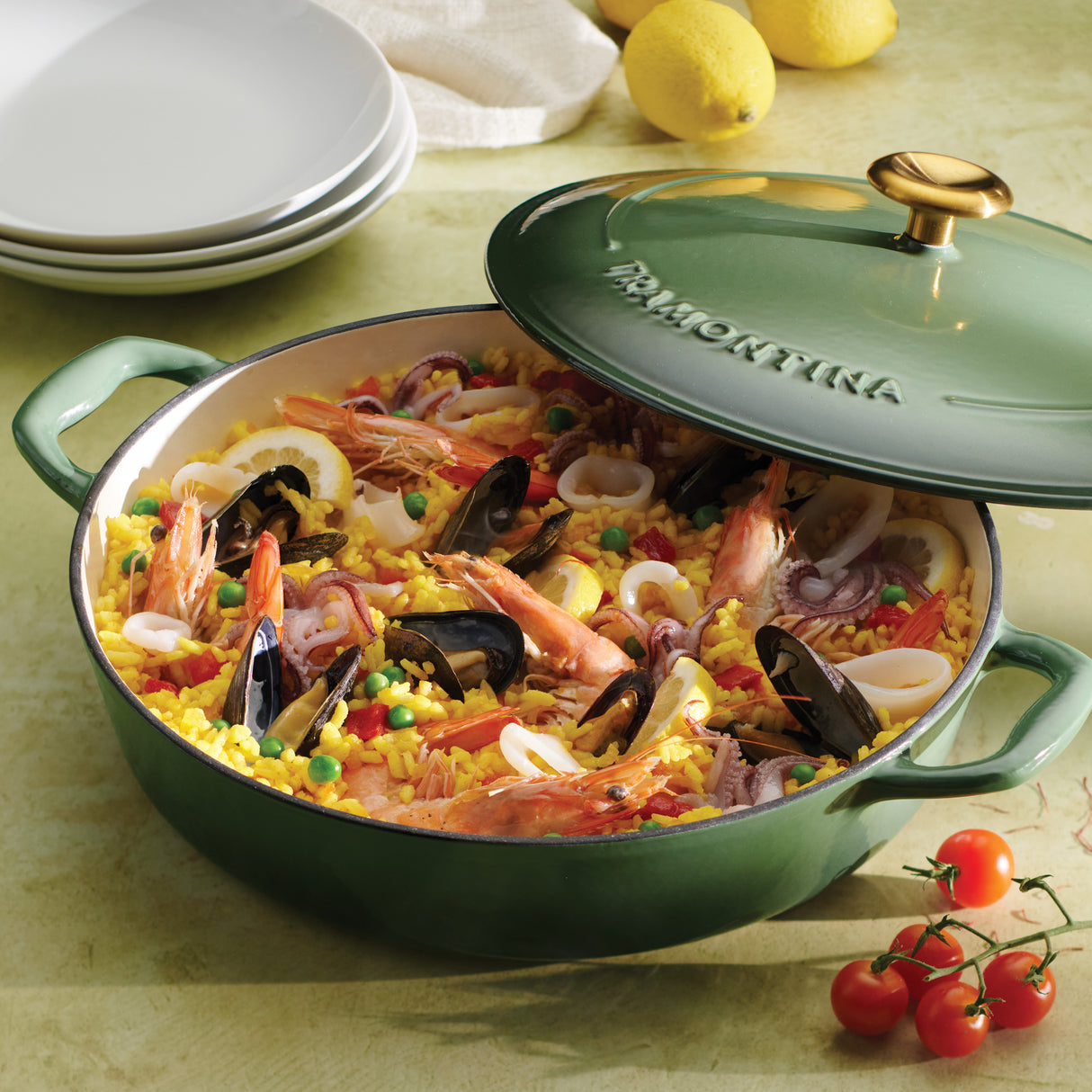 Bestow 4 Quart Enameled Cast-Iron Covered Braiser