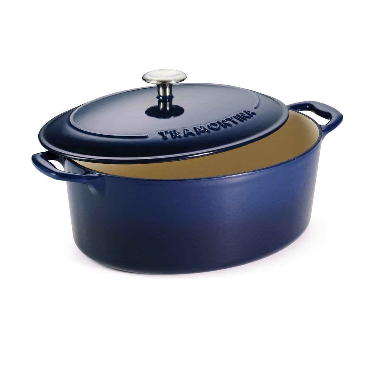 Bestow 7 Quart Enameled Cast-Iron Oval Dutch Oven