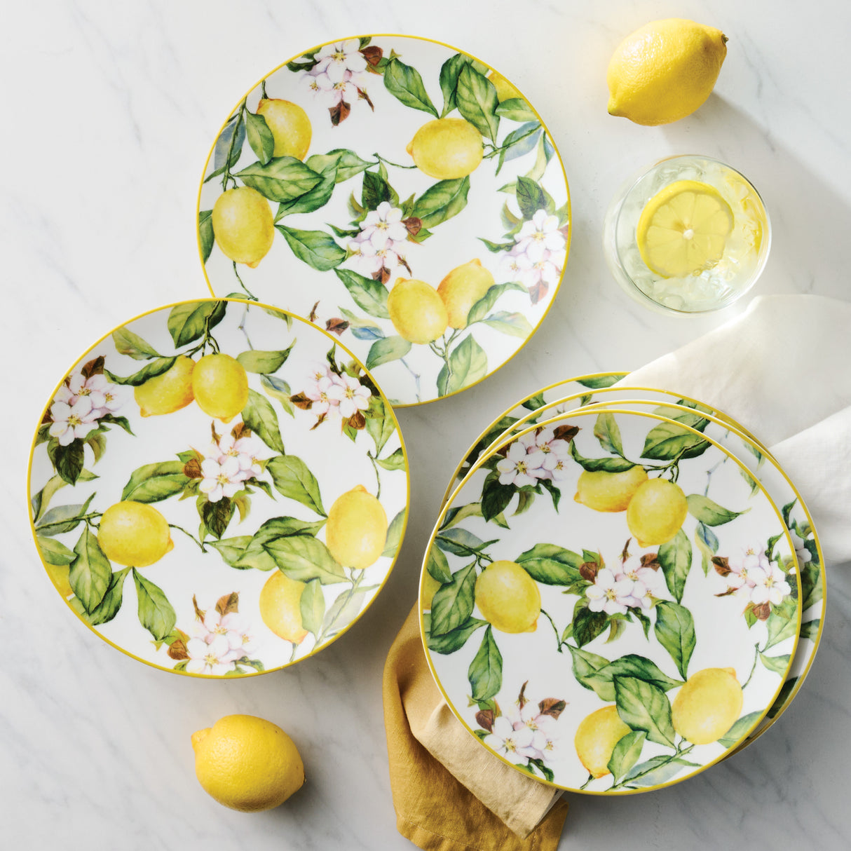 Carmen 6 Piece Dessert Plate Set