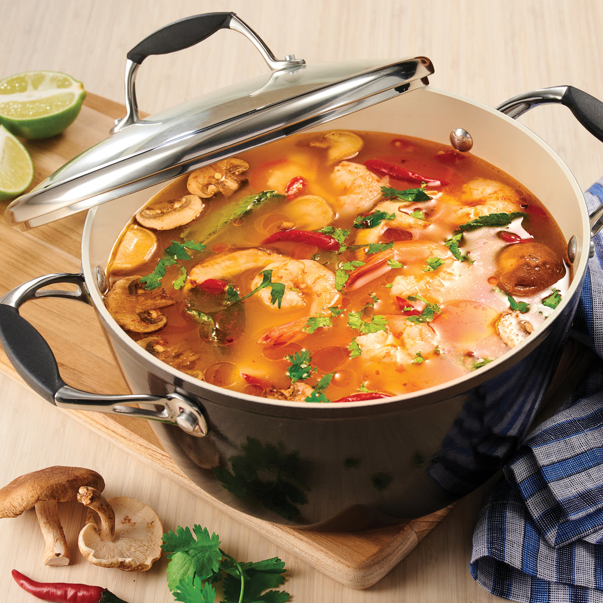 Ceramica Deluxe 5 Quart Ceramic Dutch Oven with Lid