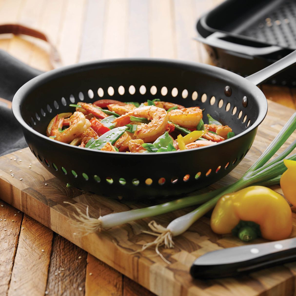 Churrasco BBQ 10 in Round Carbon Steel Stir Fry Pan