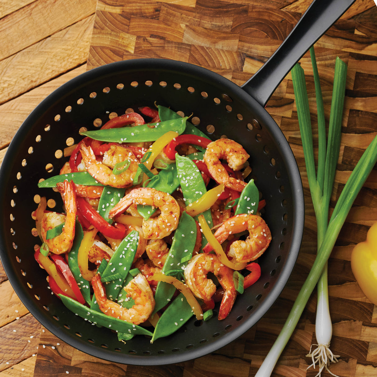 Churrasco BBQ 10 in Round Carbon Steel Stir Fry Pan