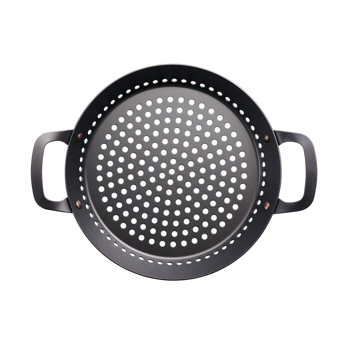 Churrasco BBQ 12 in Round Carbon Steel Grill Pan
