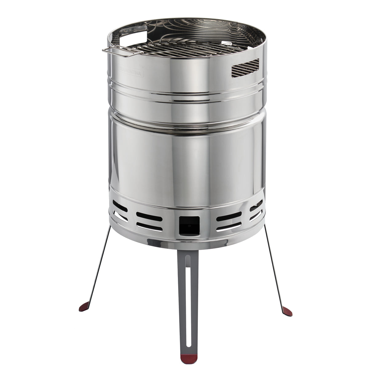 15.5 in Stainless Steel Round BBQ Charcoal Grill with Stand