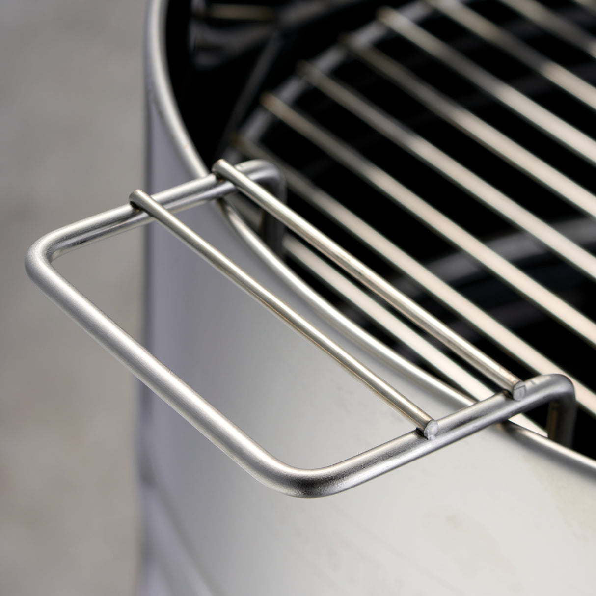 15.5 in Stainless Steel Round BBQ Charcoal Grill with Stand