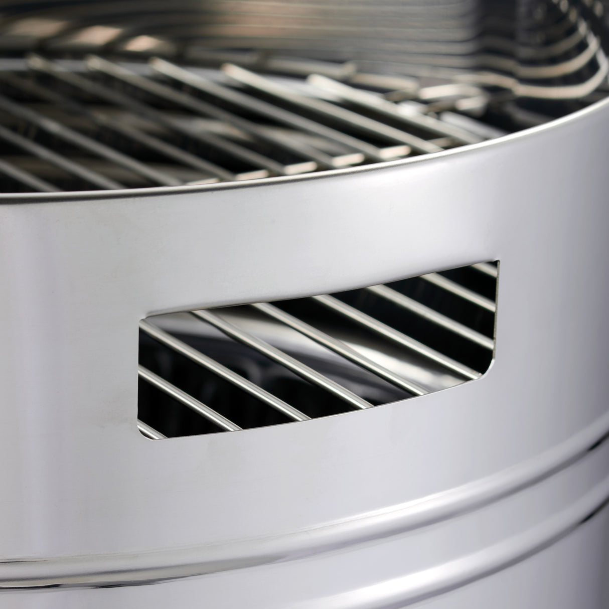 15.5 in Stainless Steel Round BBQ Charcoal Grill with Stand