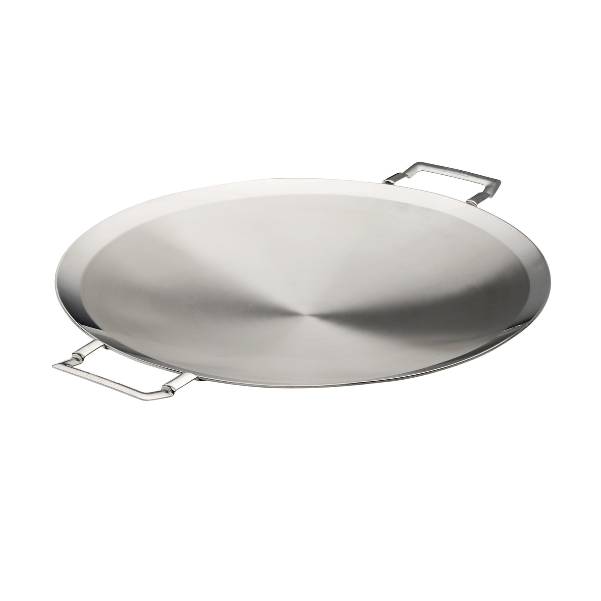 Churrasco BBQ 17.25 in Tri-Ply Clad Stainless Steel Round Grill Pan