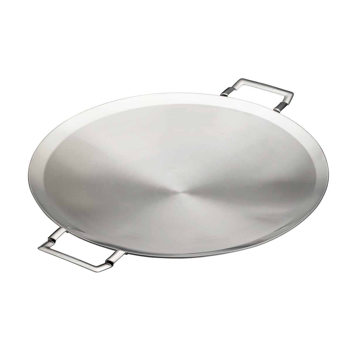 Churrasco BBQ 17.25 in Tri-Ply Clad Stainless Steel Round Grill Pan