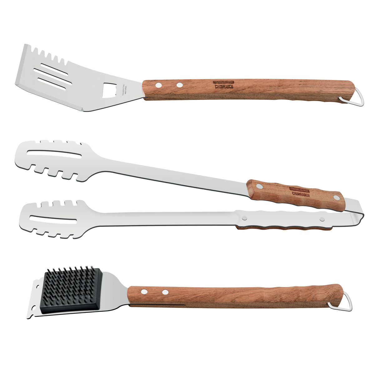 Churrasco BBQ 3 Piece Essential Tool Set