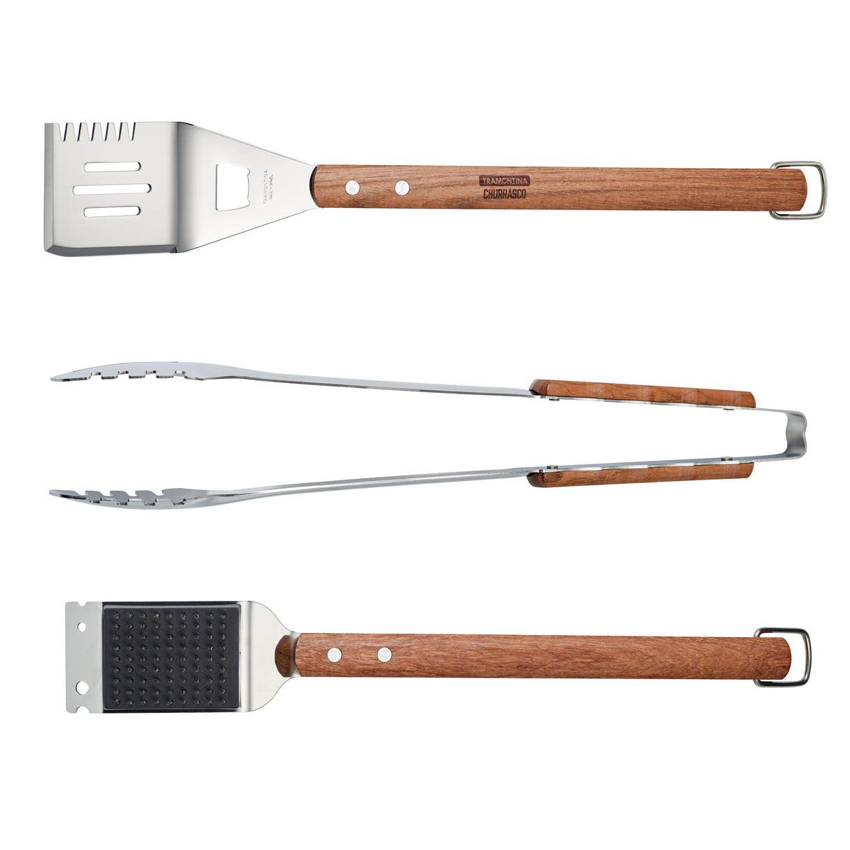 Churrasco BBQ 3 Piece Essential Tool Set