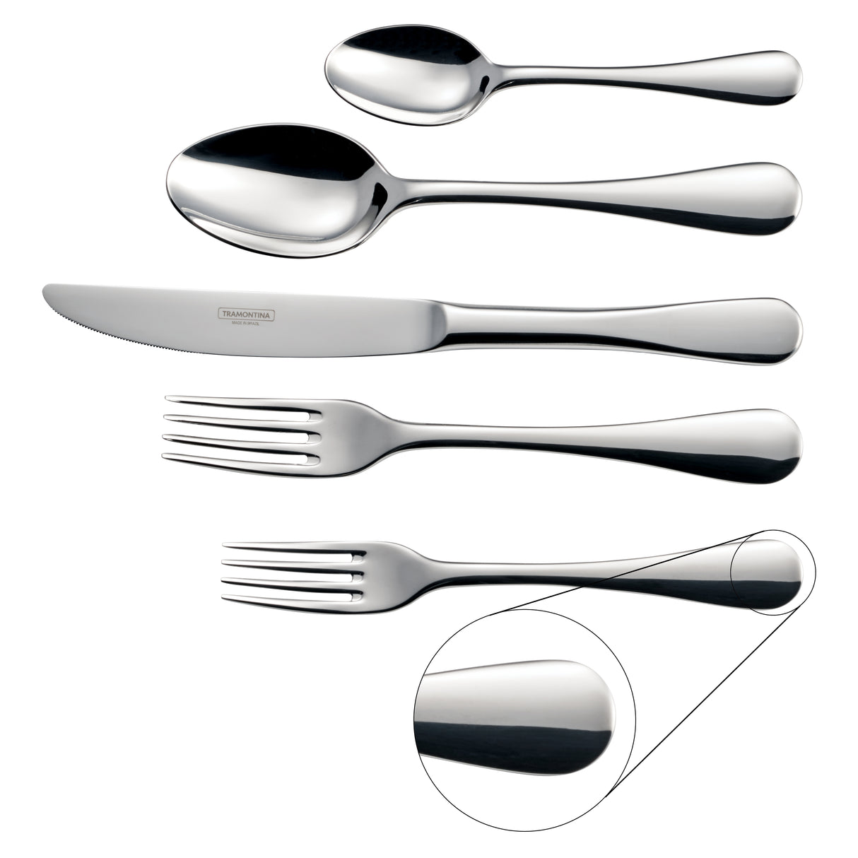 Classic 18/10 Stainless Steel 20 Piece Flatware Set