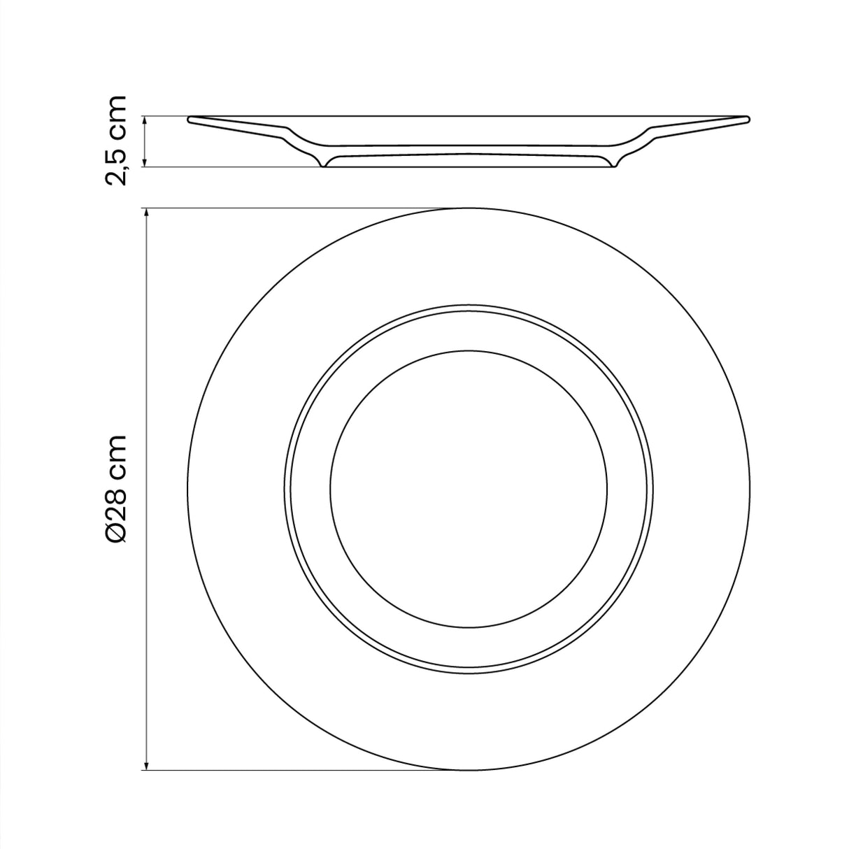 Dulce 6 Piece Dinner Plate Set