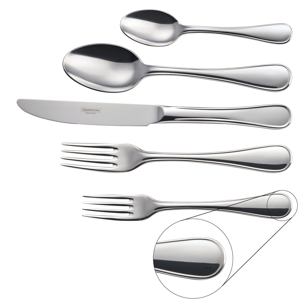 Firenze 18/10 Stainless Steel 20 Piece Flatware Set