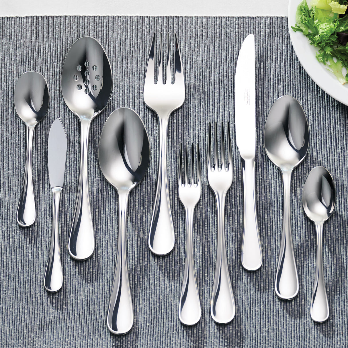 Firenze 18/10 Stainless Steel 45 Piece Flatware Set