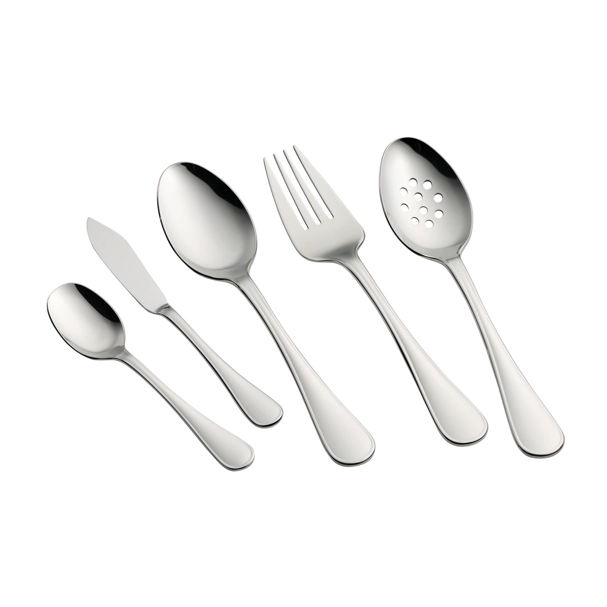 Firenze 18/10 Stainless Steel 45 Piece Flatware Set