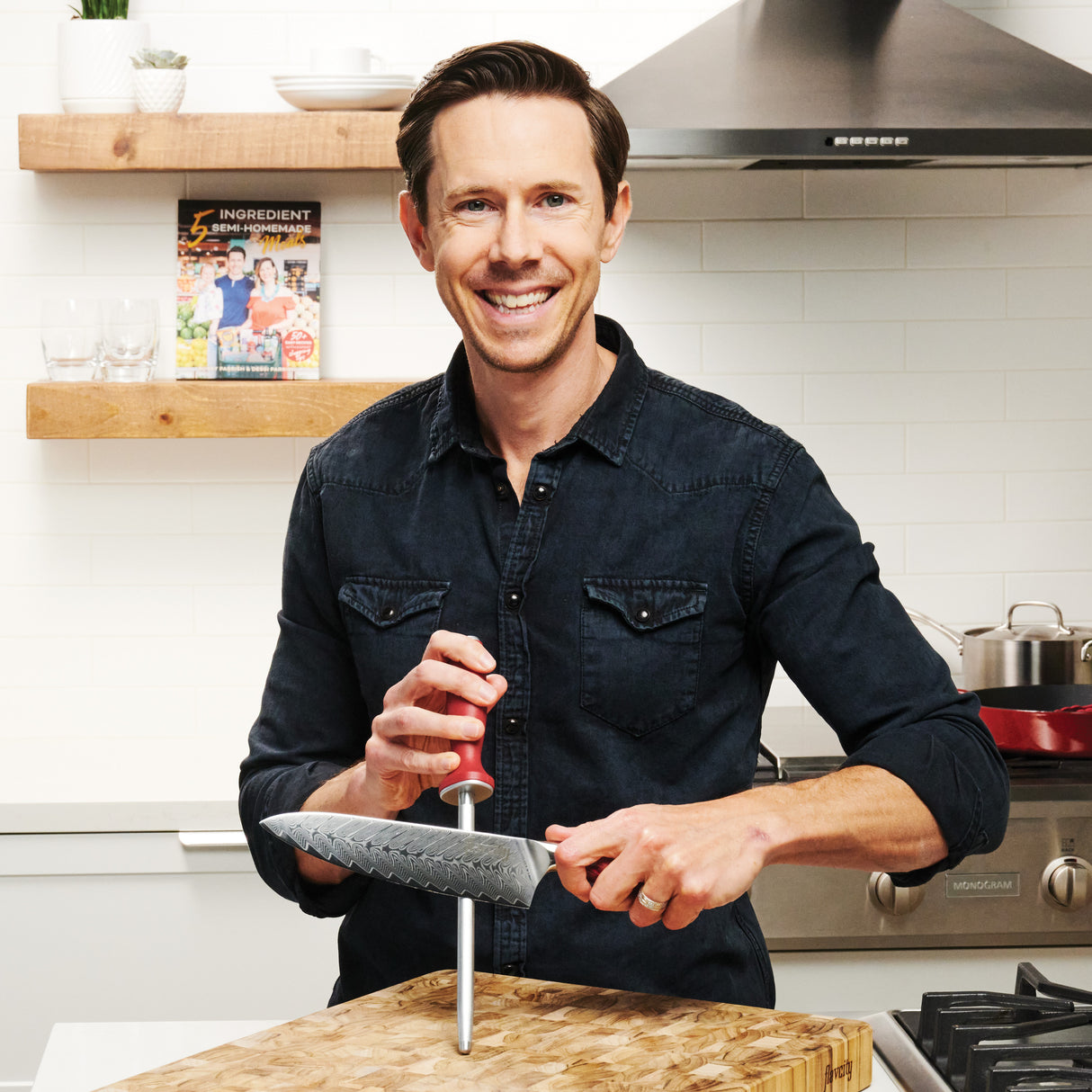 FlavCity 8 Inch Damascus Chef's Knife