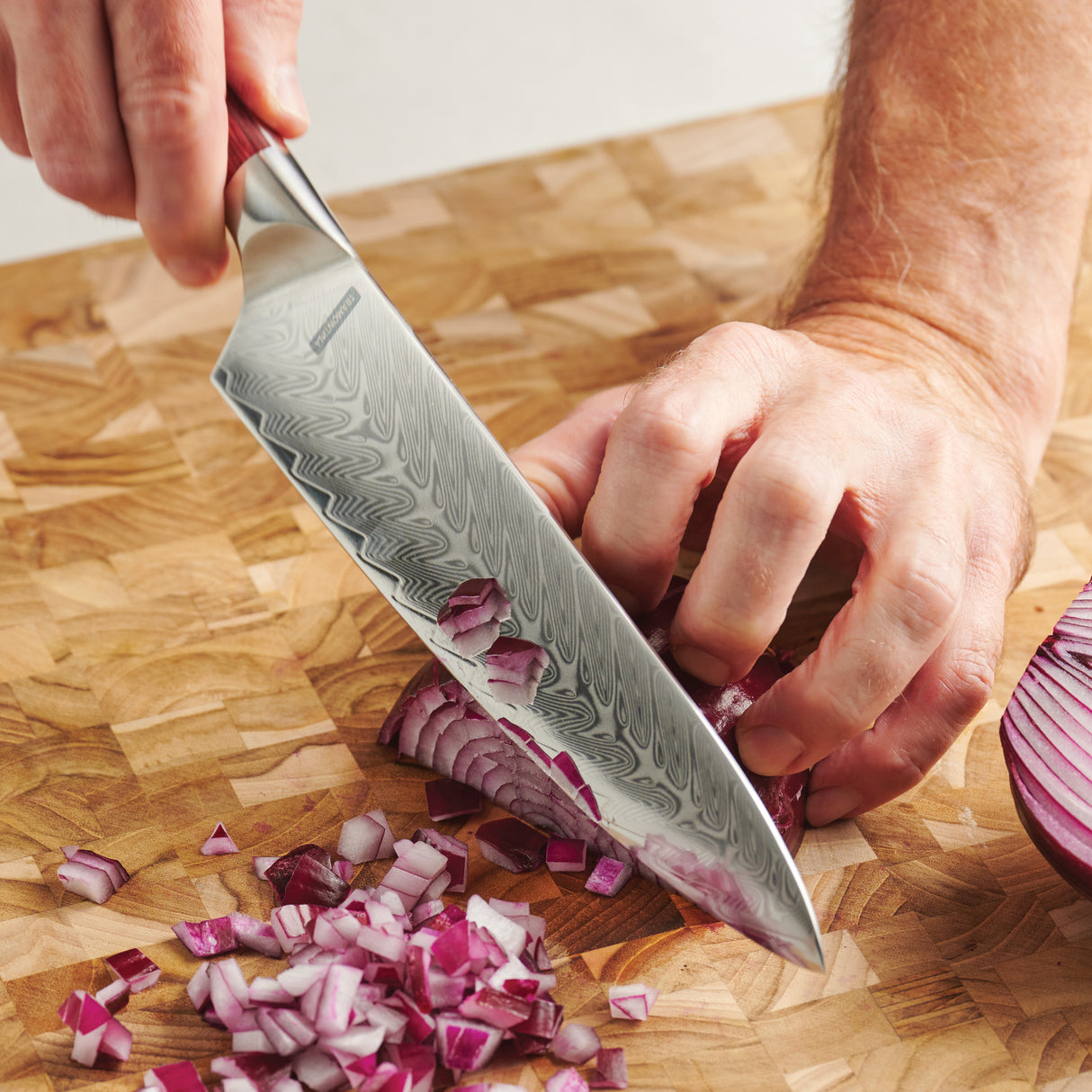 FlavCity 8 Inch Damascus Chef's Knife