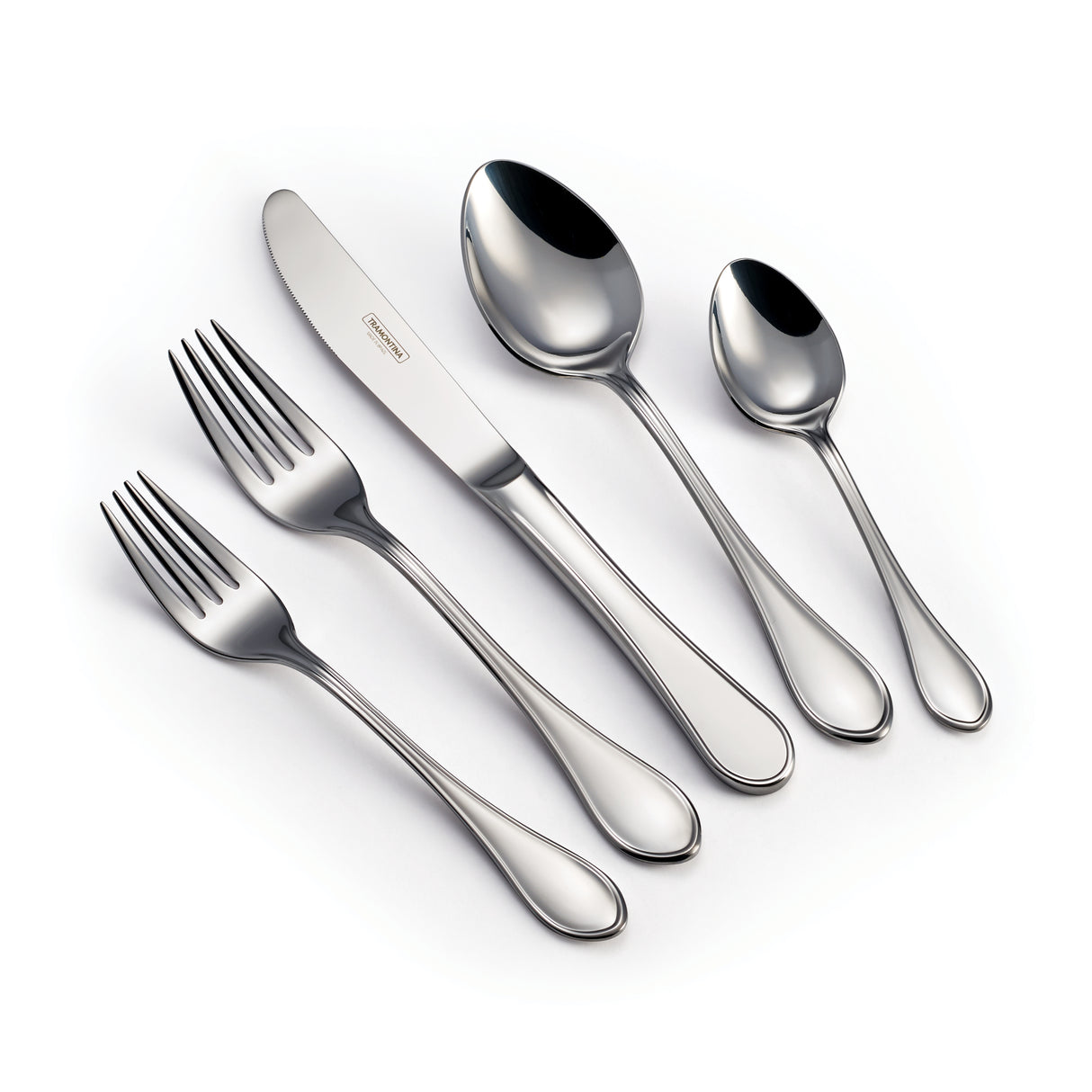 Italy 18/0 Stainless Steel 20 Piece Flatware Set