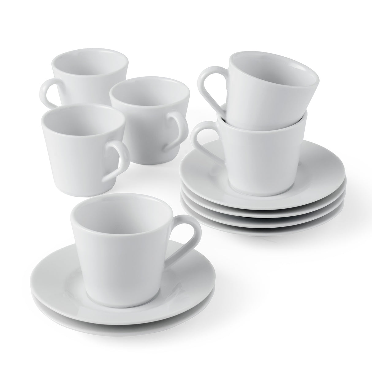 Leonora Cup and Saucer 6 Piece Set