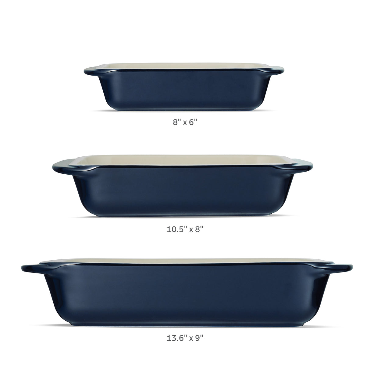 Mae 3 Piece Ceramic Bakeware Set