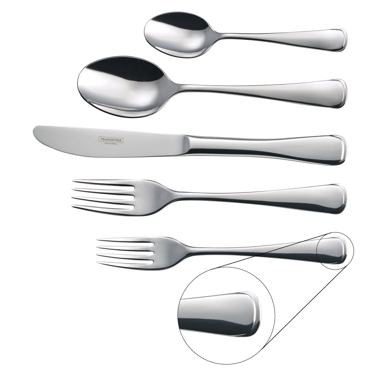 Monaco 18/0 Stainless Steel 20 Piece Flatware Set