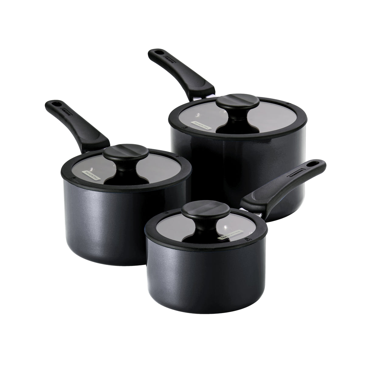 Nesting 6 Piece Nonstick Sauce Pan Set