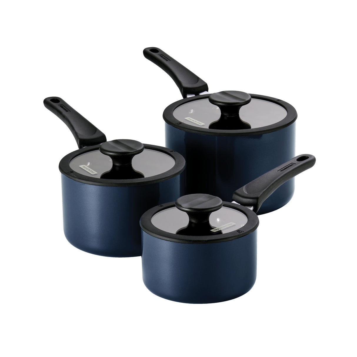 Nesting 6 Piece Nonstick Sauce Pan Set