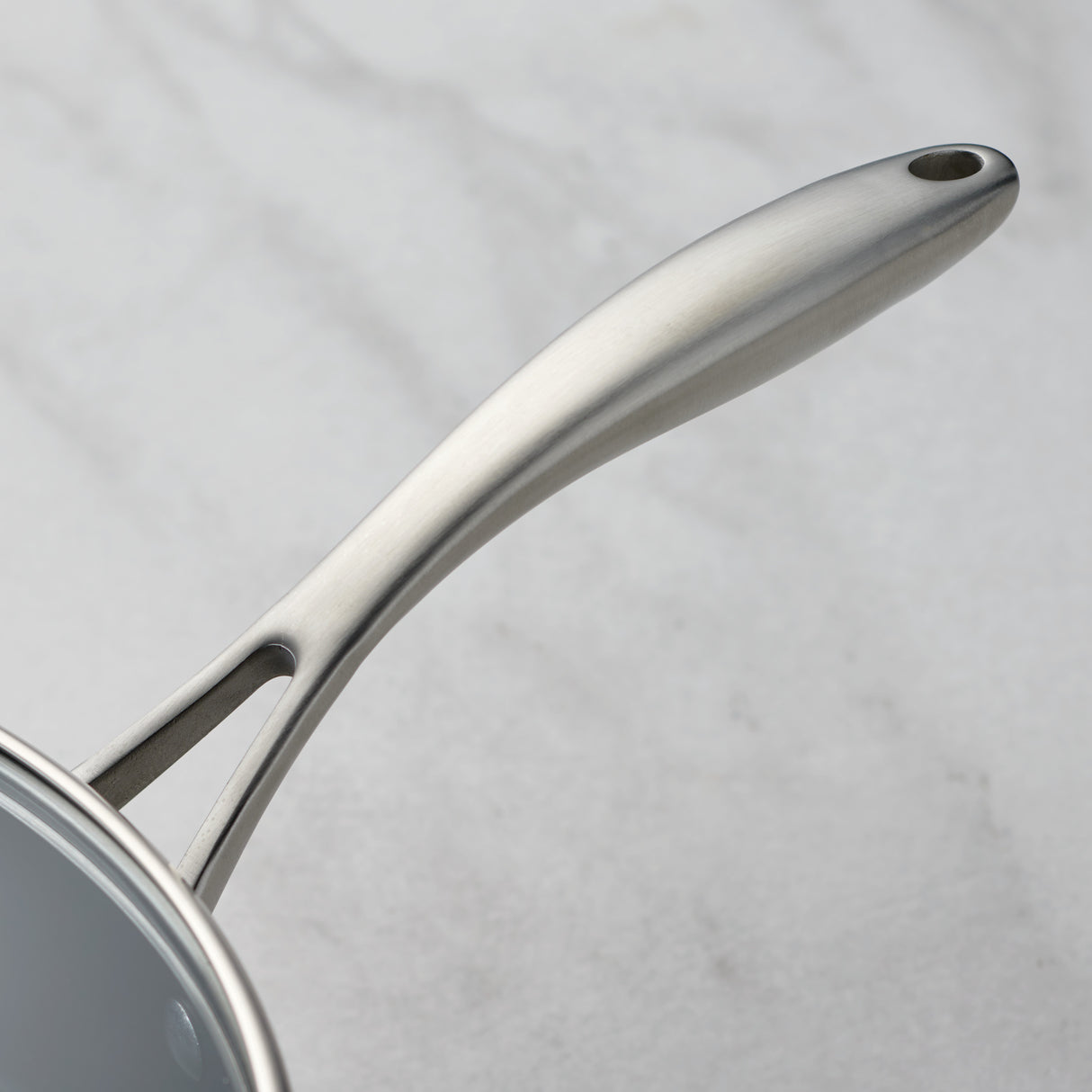 OnyxPro 5.5 Quart Hard Anodized Aluminum Covered Deep Saute Pan