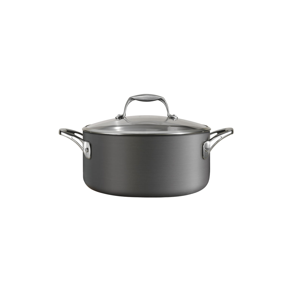 OnyxPro 5 Quart Hard Anodized Aluminum Covered Dutch Oven