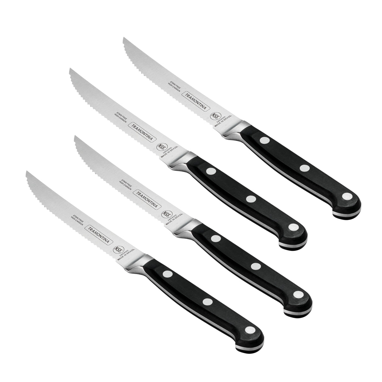 Professional 4 Piece Forged 5 Inch Serrated Steak Knife Set