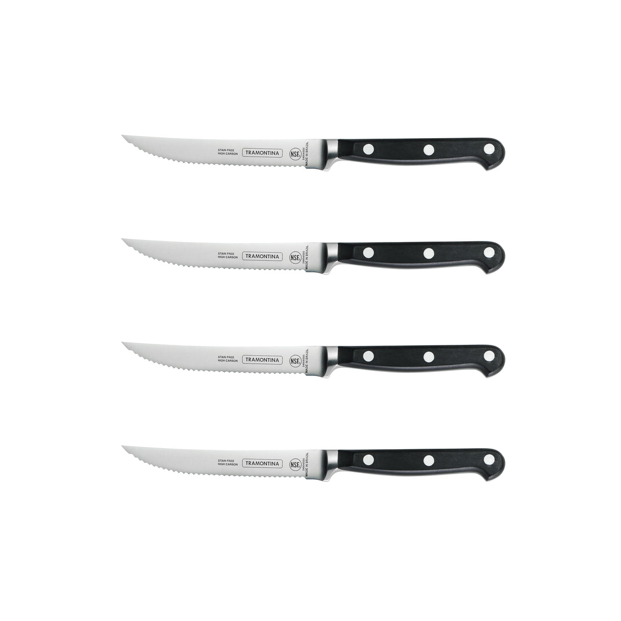 Professional 4 Piece Forged 5 Inch Serrated Steak Knife Set