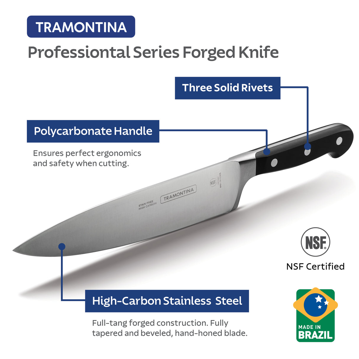 Professional 7 Piece Forged Knife Block Set