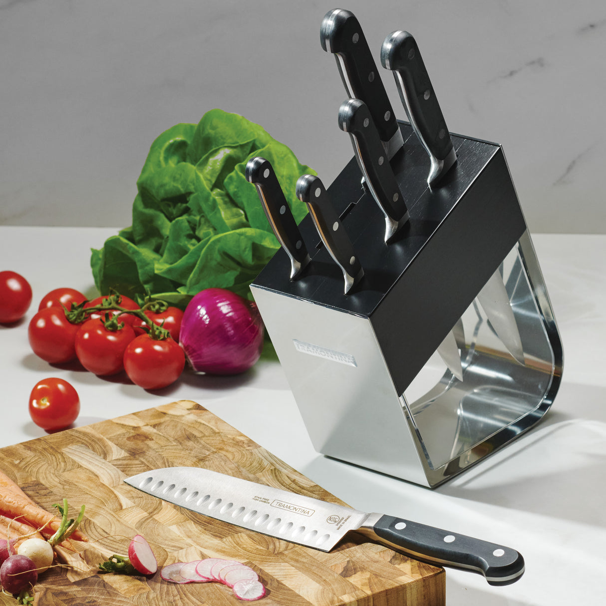 Professional 7 Piece Forged Knife Block Set