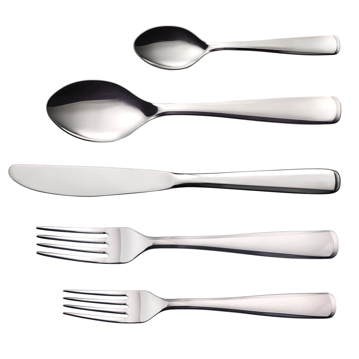 Pacific 20 Piece 18/10 Stainless Steel Flatware Set