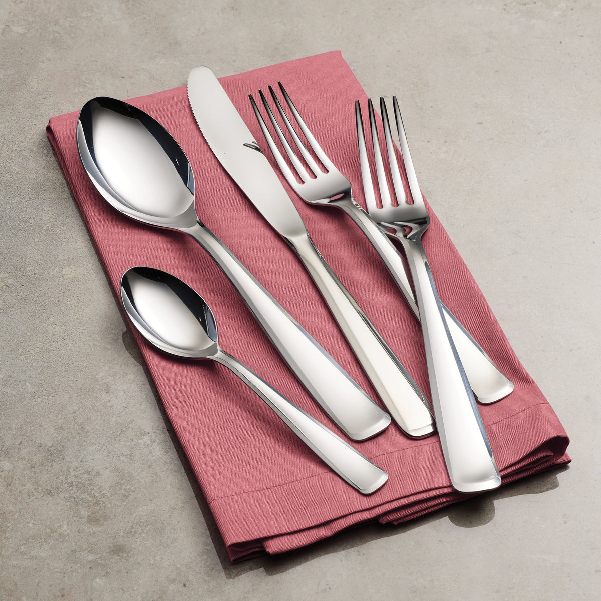 Pacific 20 Piece 18/10 Stainless Steel Flatware Set