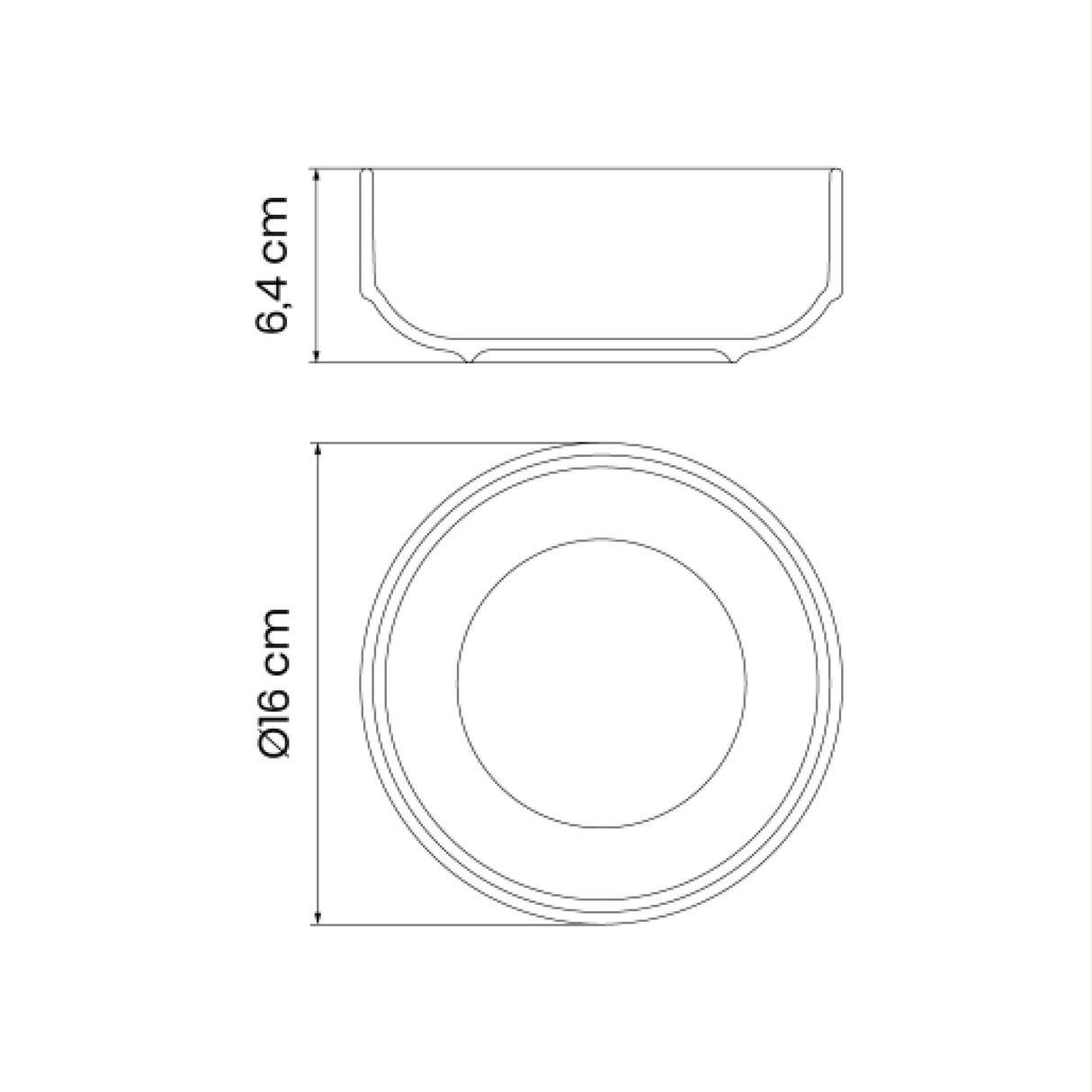 Paola 6 Inch Stackable Bowl 4 Piece Set