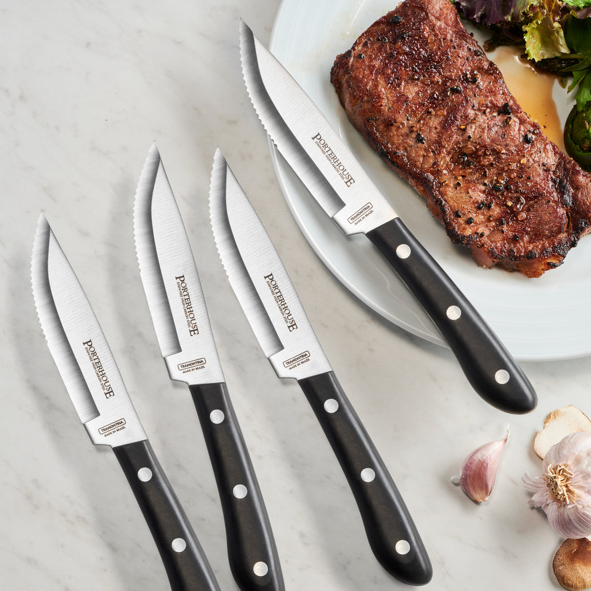 Porterhouse 4 Piece - 5 in Steak Knife Set