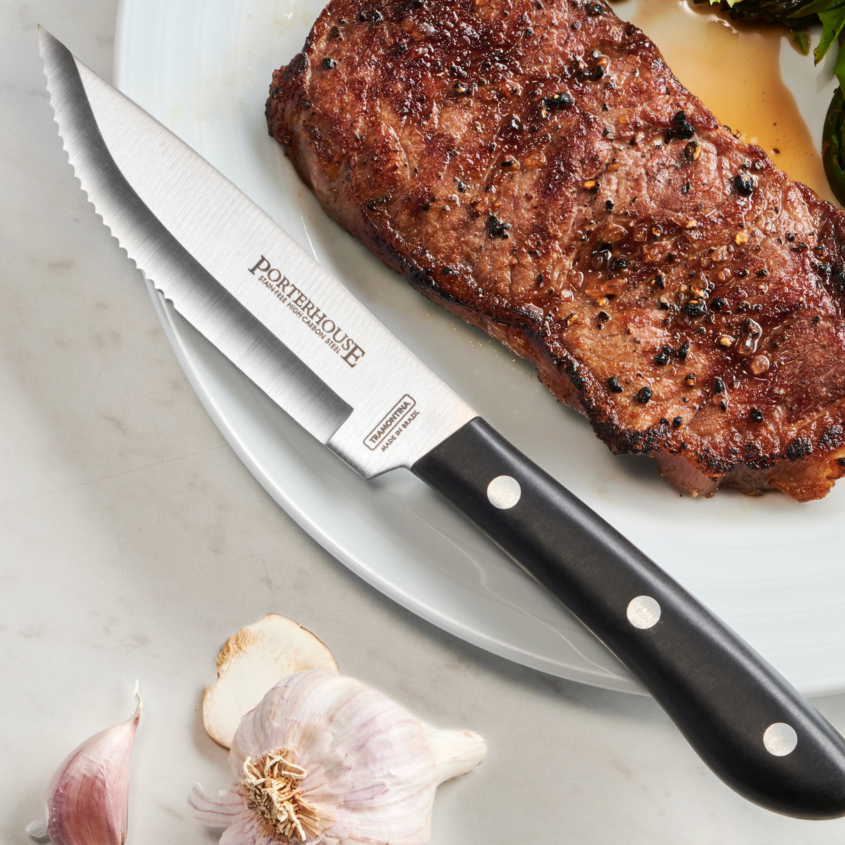 Porterhouse 4 Piece - 5 in Steak Knife Set