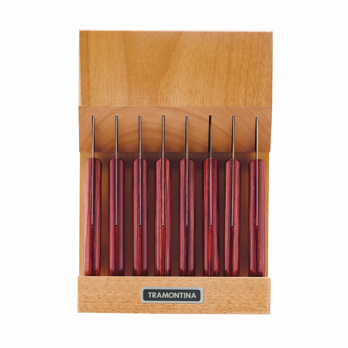 9 Piece 5 in Porterhouse Steak Knife Set with Multi-Purpose Block