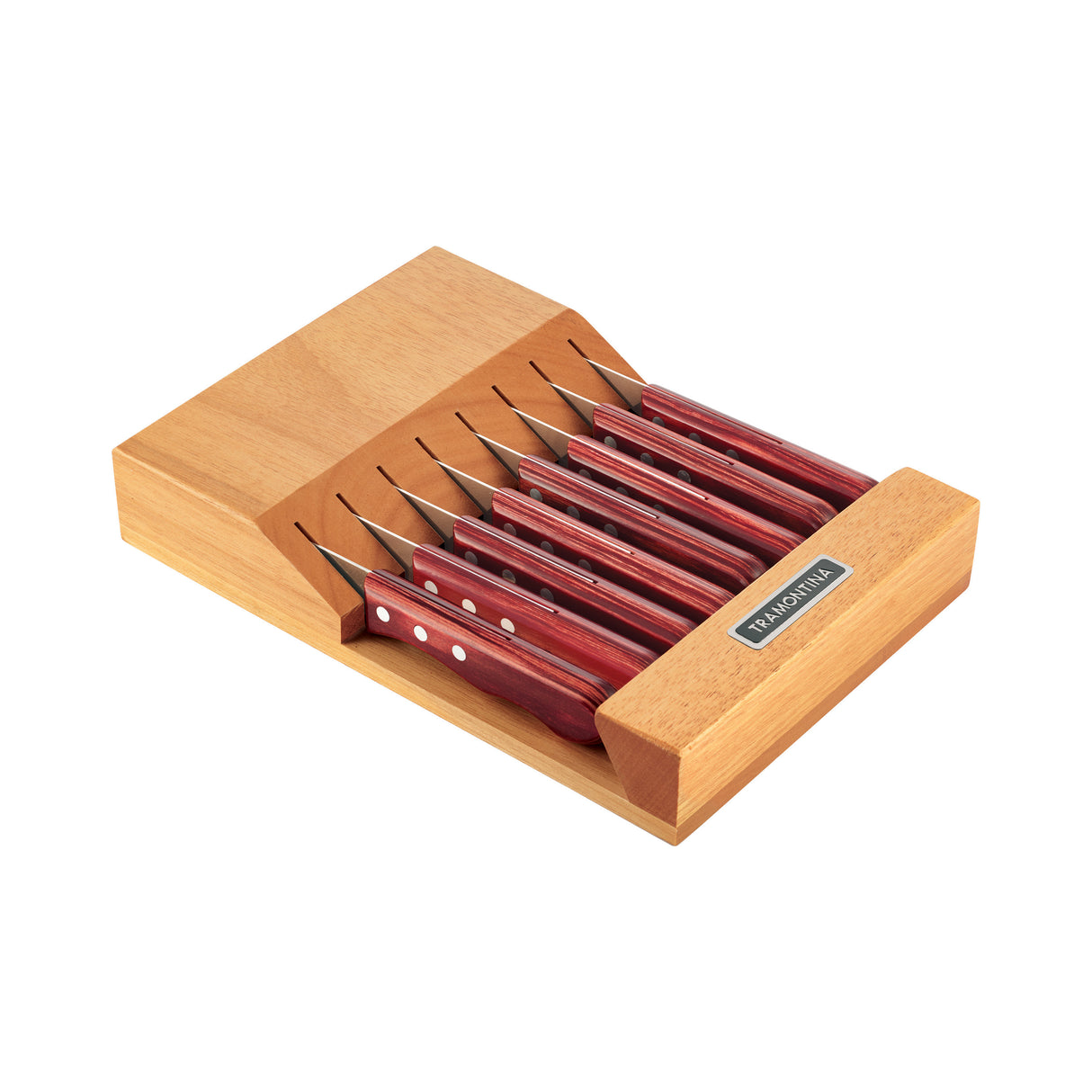 Porterhouse 9 Piece 5 in Steak Knife Set with Multi-Purpose Block
