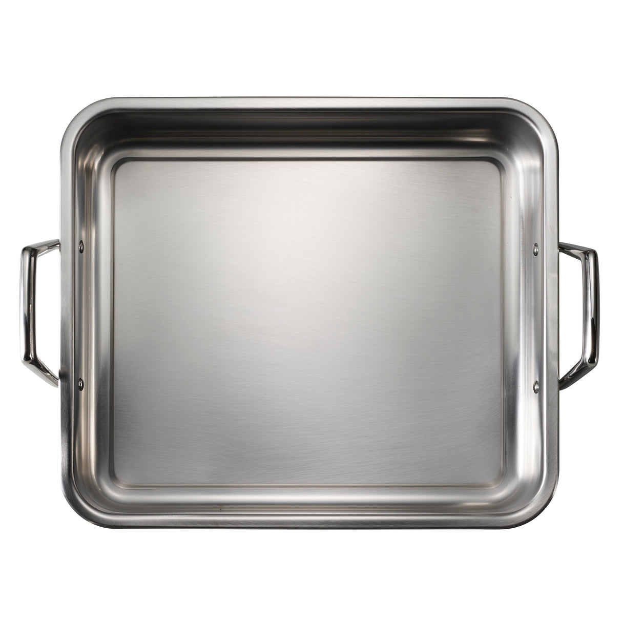 Prima 16.5 in Stainless Steel Deep Roasting Pan - Includes Basting Grill & V-Rack