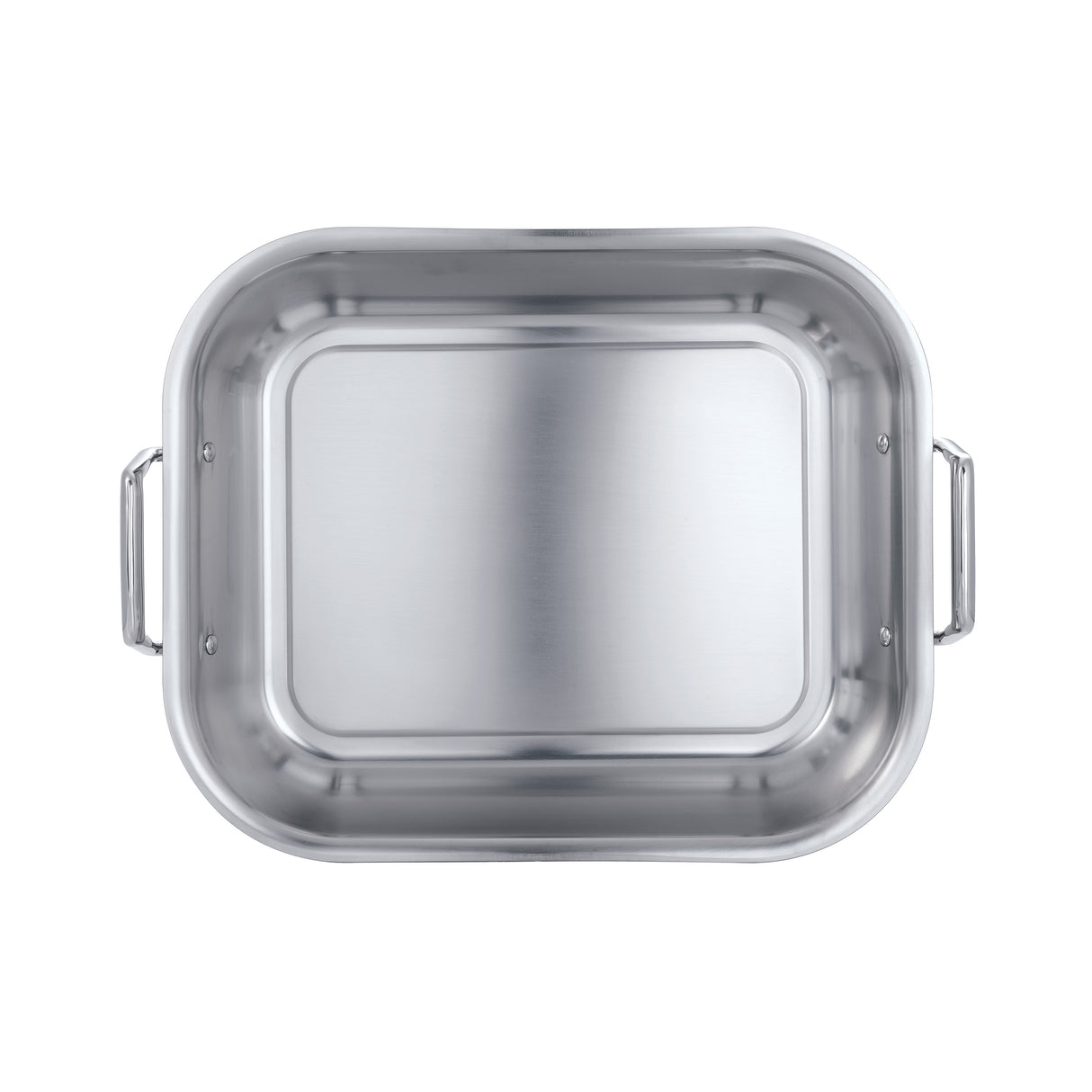 Prima 16.75 in Stainless Steel Flared Edge Roasting Pan - Includes Basting Rack