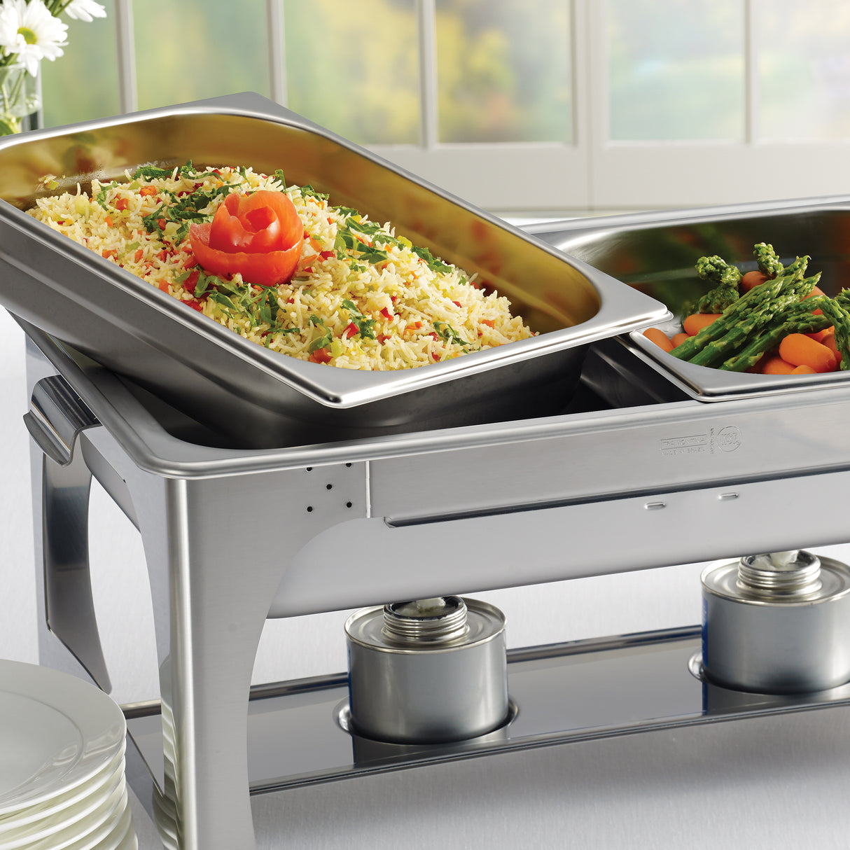 Proline 9 Quart Stainless Steel Chafing Dish