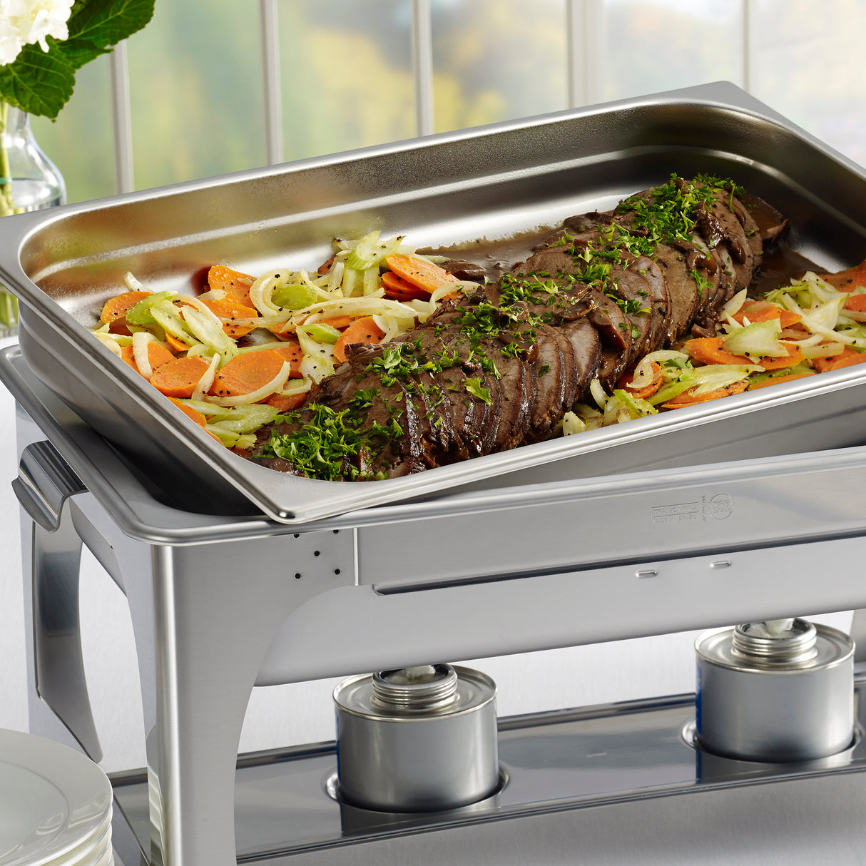 Proline 9 Quart Stainless Steel Chafing Dish