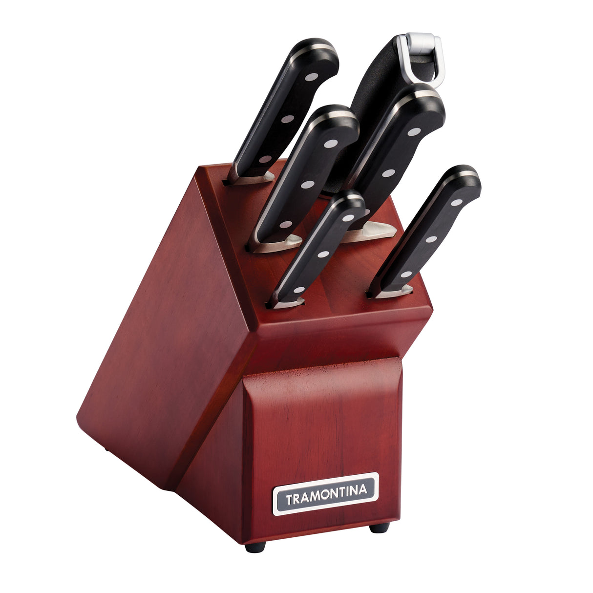 Professional Forged 7 Piece Knife Set with Hardwood Counter Block