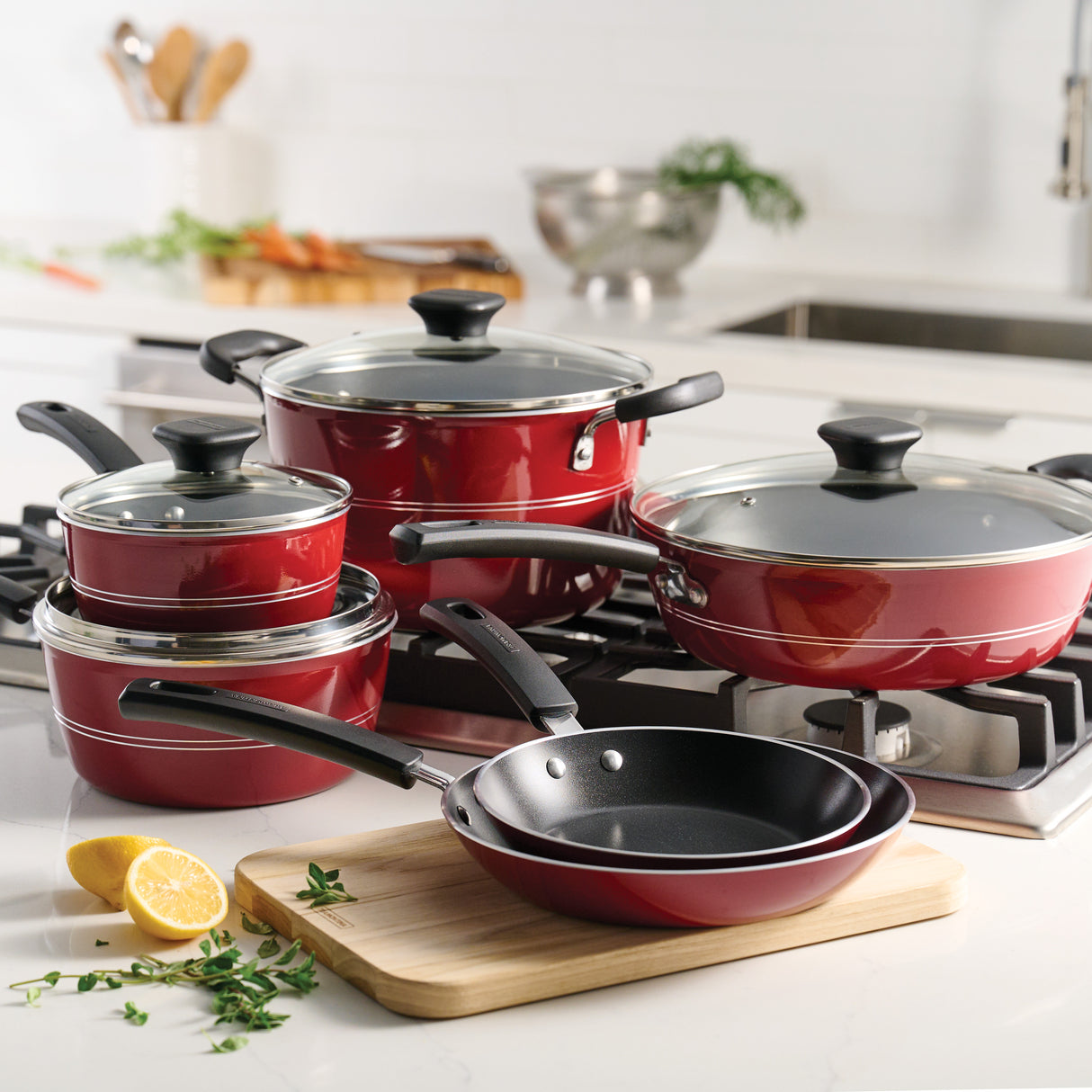 Sicilia Aluminum Nonstick Cookware Set