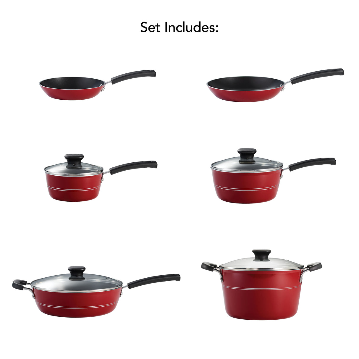 Sicilia Aluminum Nonstick Cookware Set