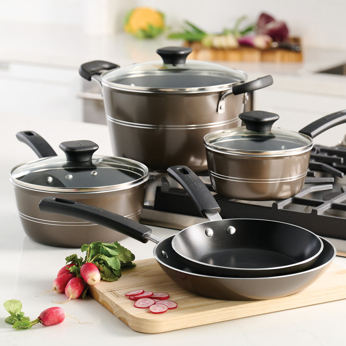 Sicilia Aluminum Nonstick Cookware Set
