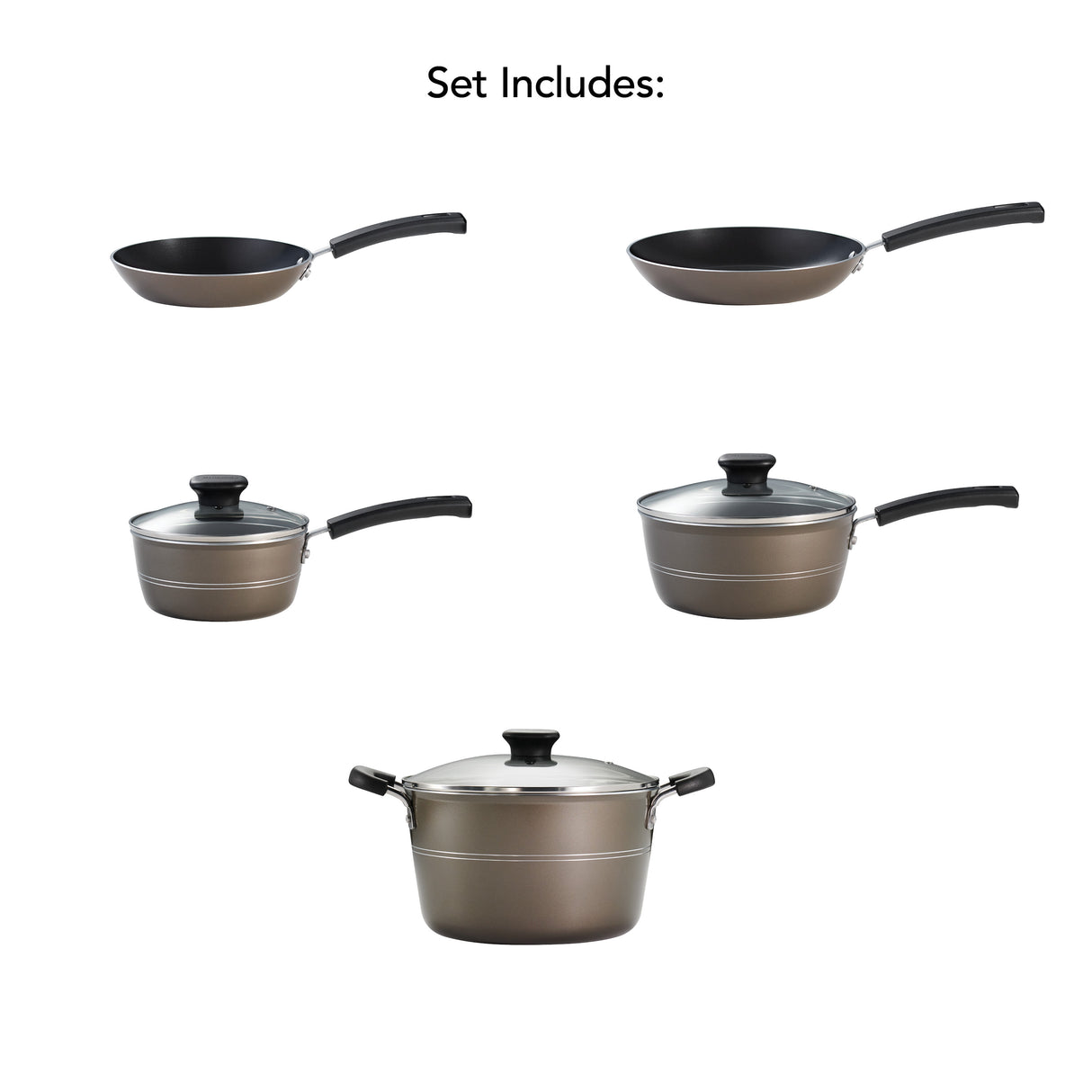 Sicilia Aluminum Nonstick Cookware Set